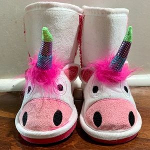 Lazy One Unicorn Slipper Boots XXS (4-5)